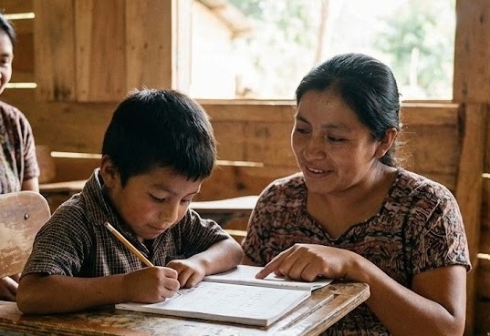 Children in classroom